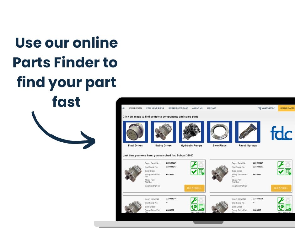 FDC Final Drive & Swing Drive Finder